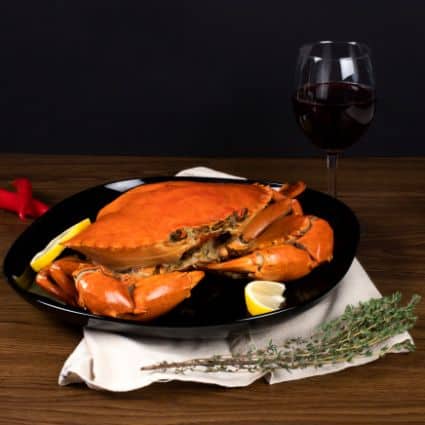 Female Eggs Crab (Steamed)
